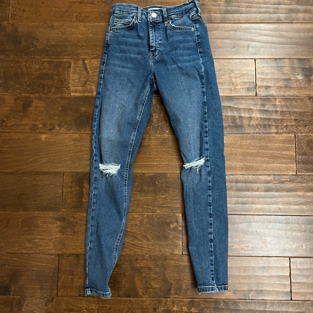 TopShop Jamie Ripped Jeans